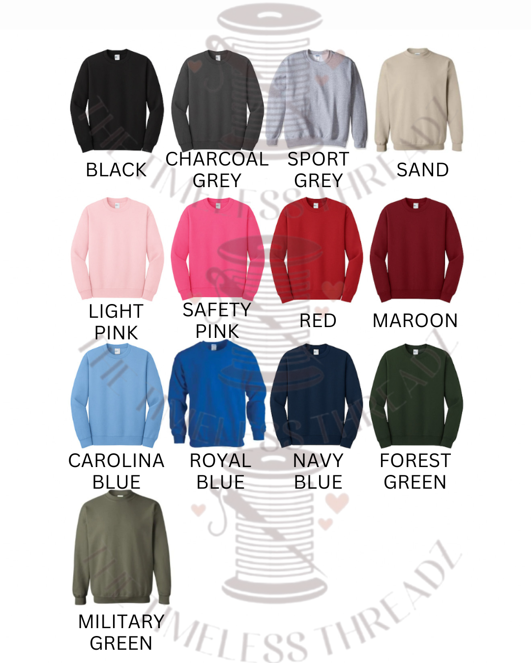 Snowman Embroidered Applique Crewneck Sweatshirt