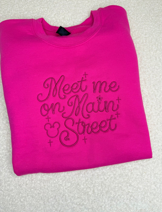 Meet Me On Main Street Crewneck Sweatshirt