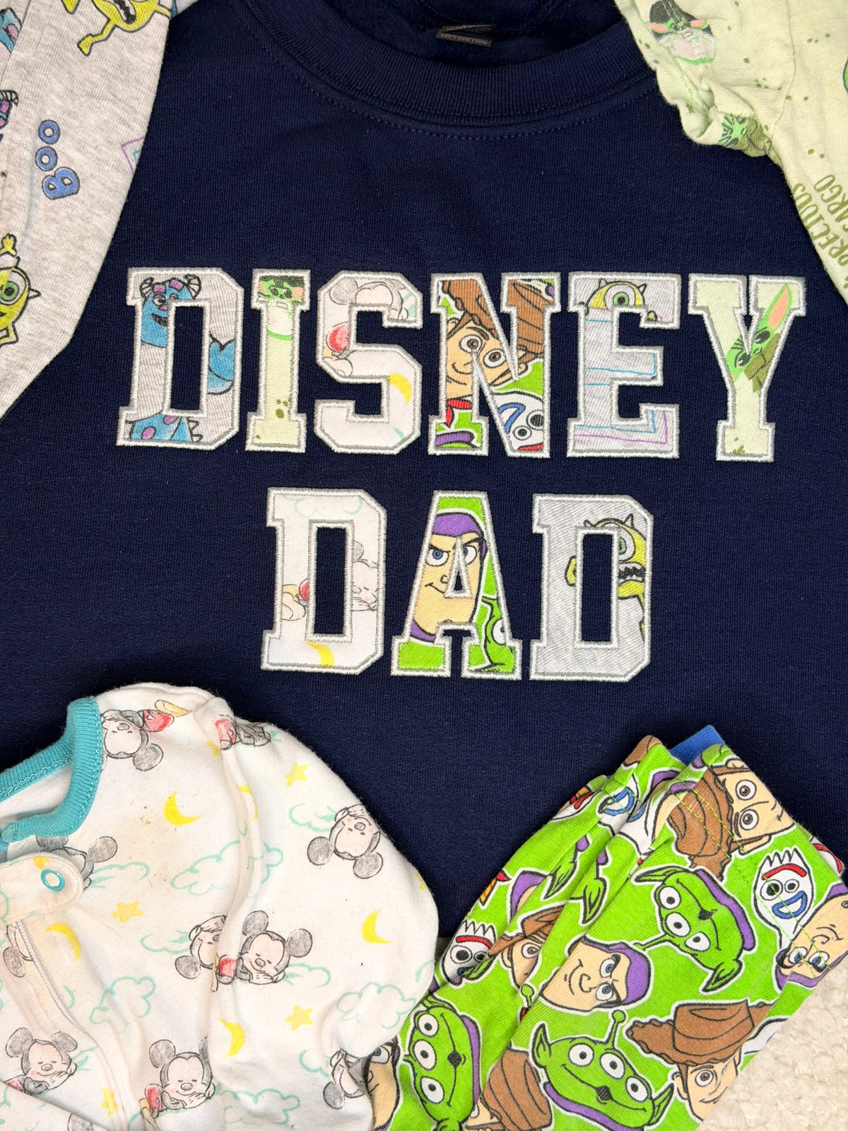 Magical Dad Embroidered Applique Keepsake Crewneck Sweatshirt