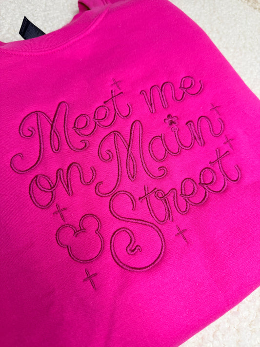 Meet Me On Main Street Crewneck Sweatshirt