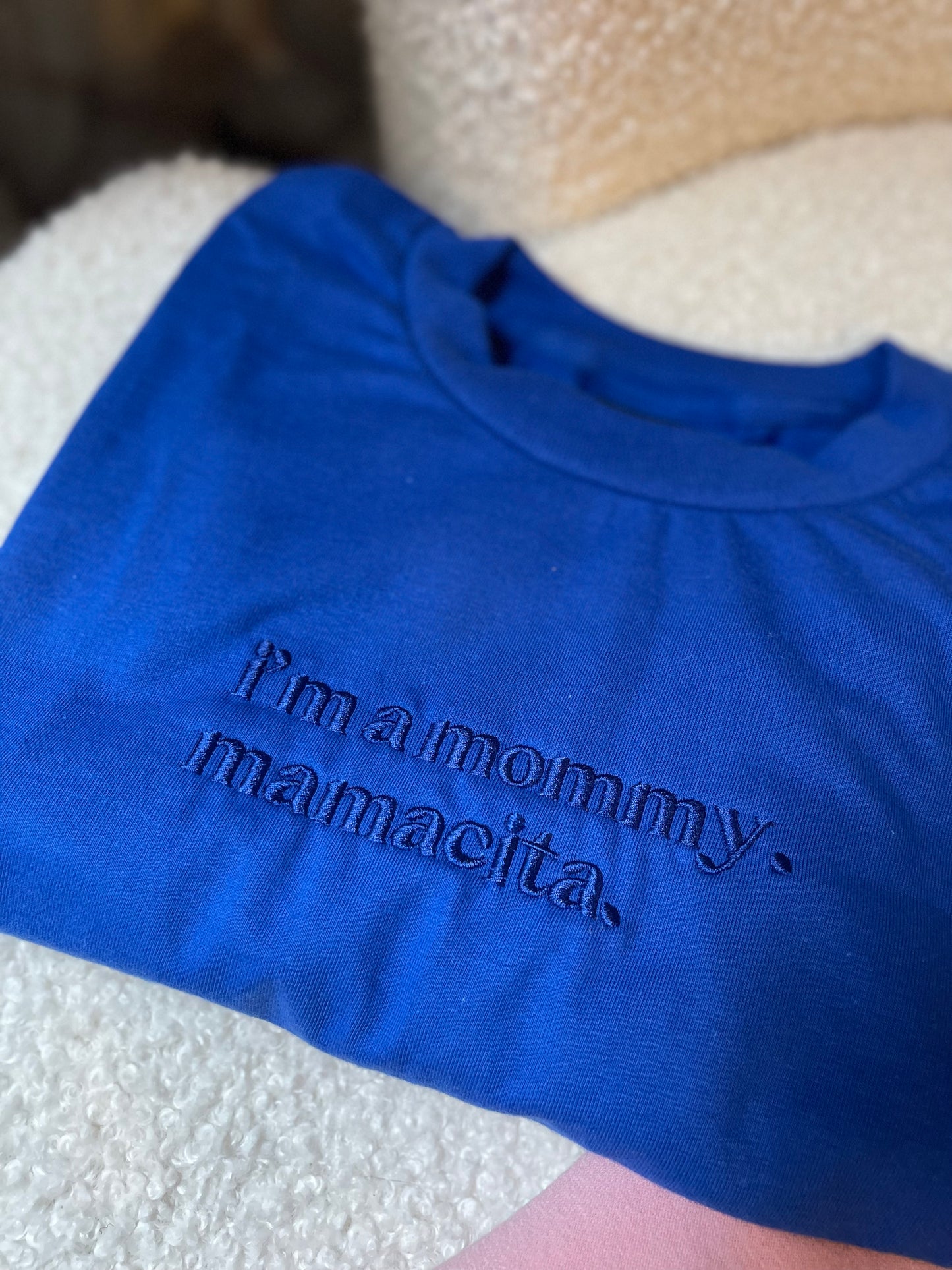 Embroidered I'm a Mommy Mamacita Love Island Tee Shirt