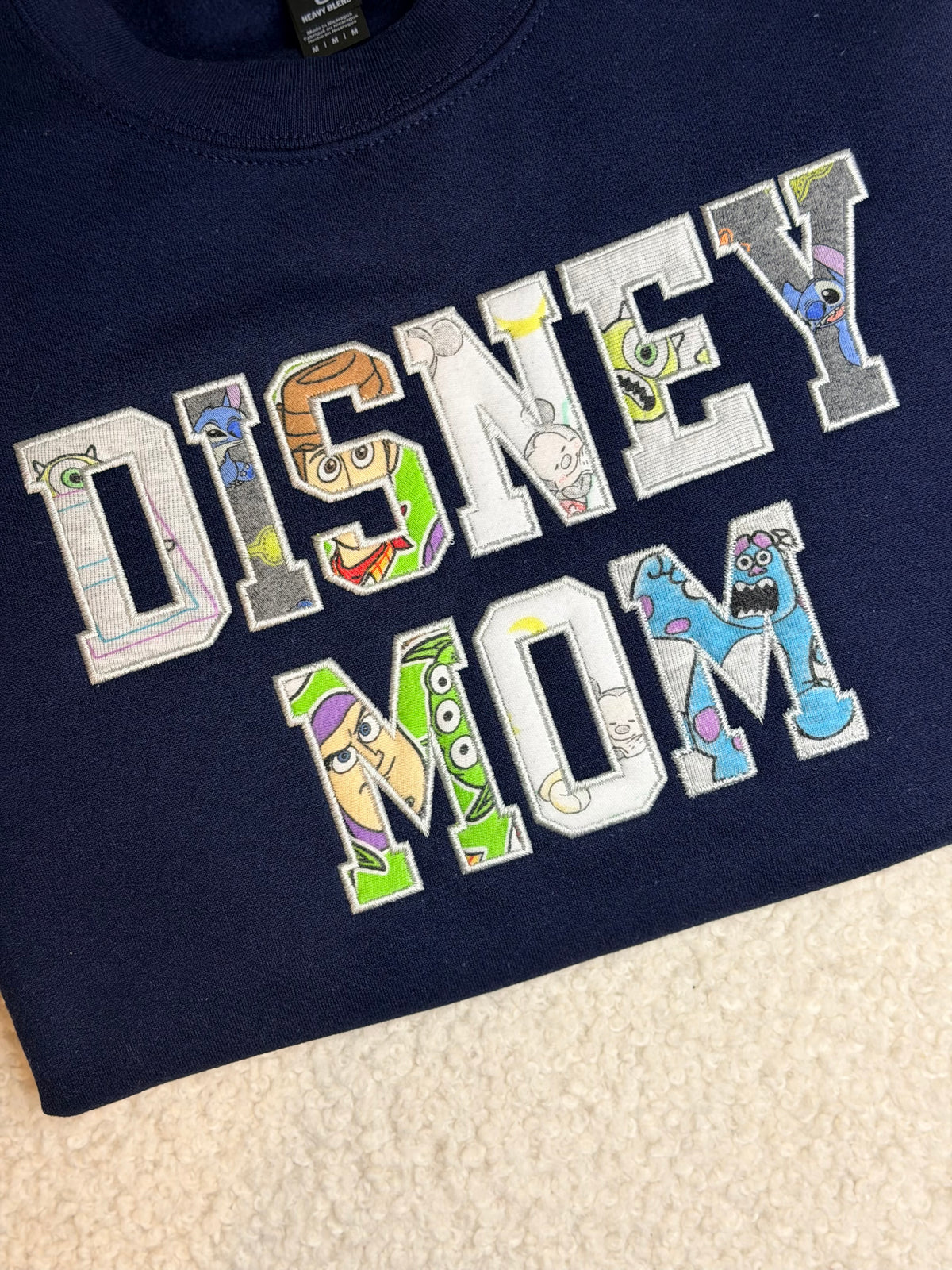 Magical Mom Embroidered Applique Keepsake Crewneck Sweatshirt
