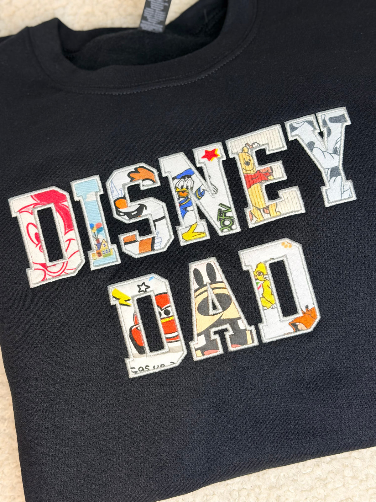 Magical Dad Embroidered Applique Keepsake Crewneck Sweatshirt
