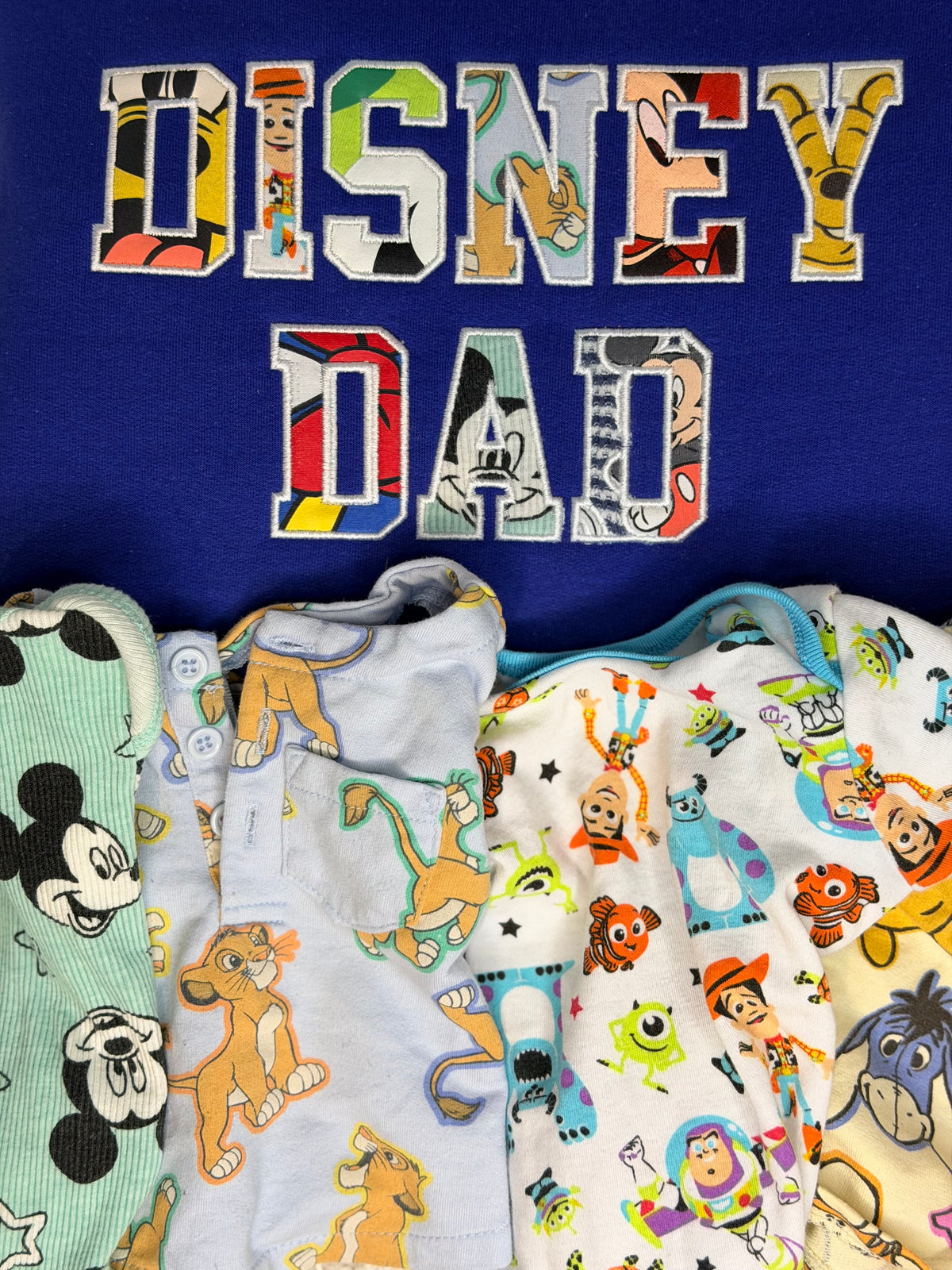Magical Dad Embroidered Applique Keepsake Crewneck Sweatshirt
