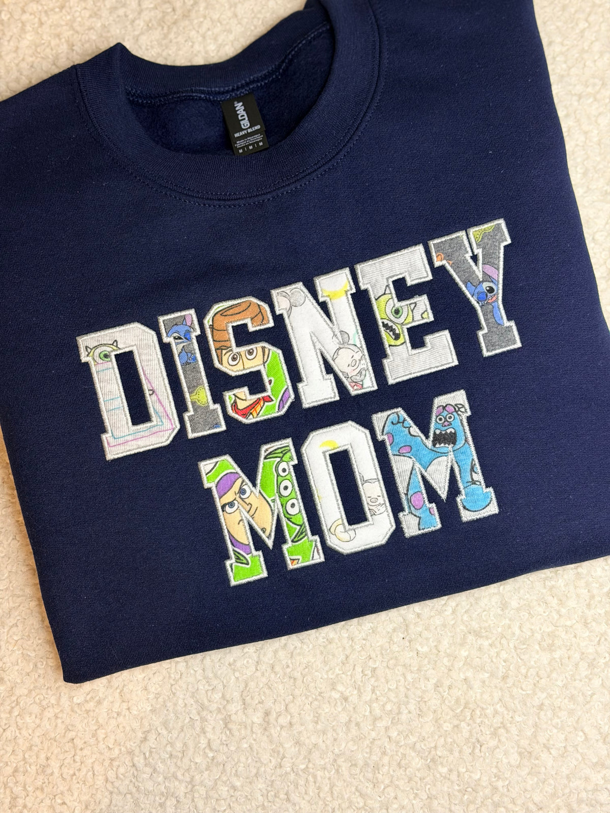 Magical Mom Embroidered Applique Keepsake Crewneck Sweatshirt