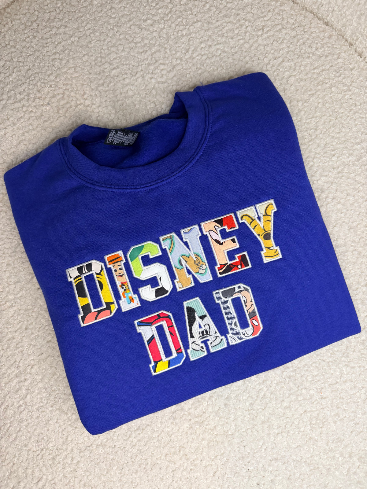Magical Dad Embroidered Applique Keepsake Crewneck Sweatshirt