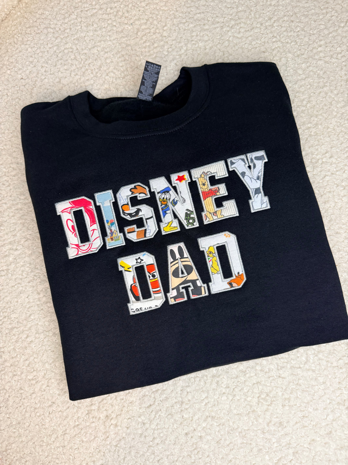 Magical Dad Embroidered Applique Keepsake Crewneck Sweatshirt