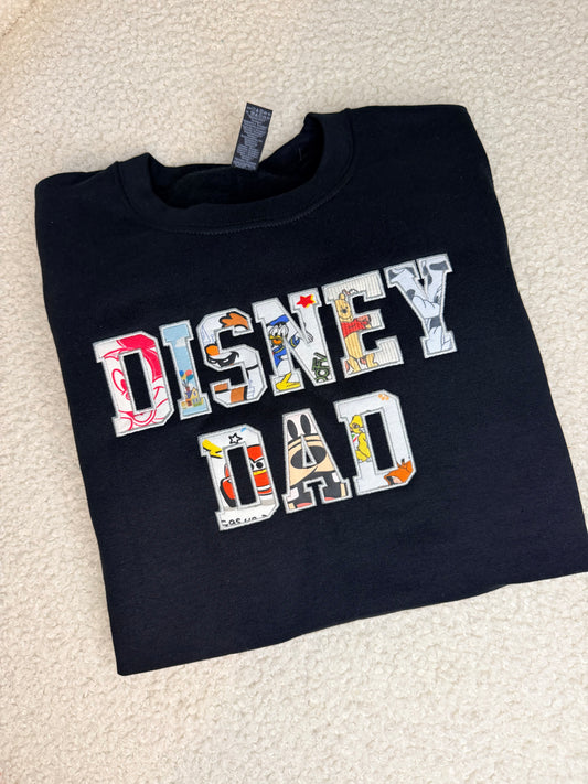 Magical Dad Embroidered Applique Keepsake Crewneck Sweatshirt
