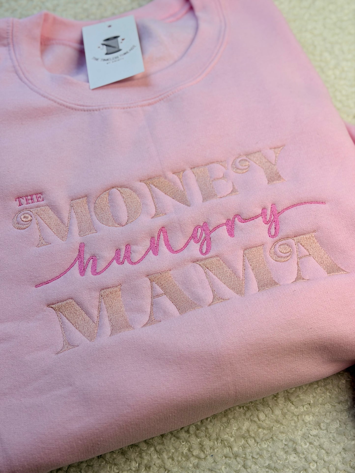 CUSTOM BUSINESS LOGO/BUSINESS MERCH Embroidered Crewneck Sweatshirt