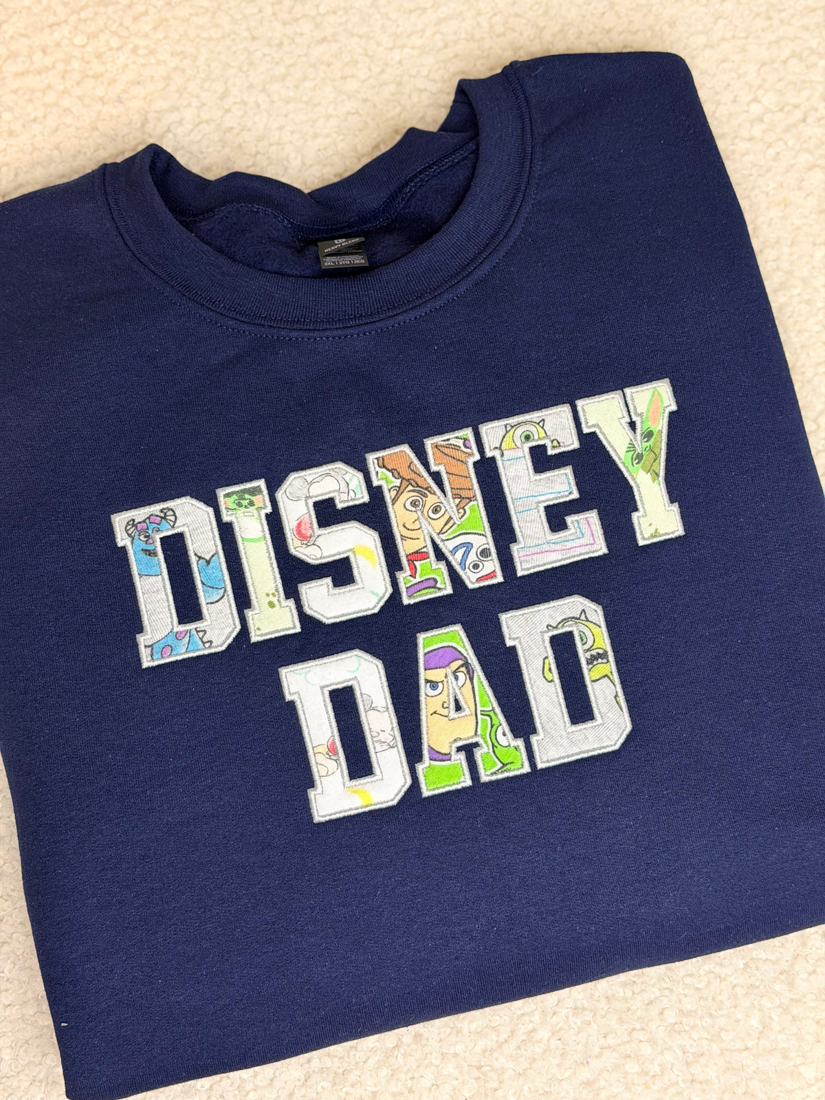 Magical Dad Embroidered Applique Keepsake Crewneck Sweatshirt